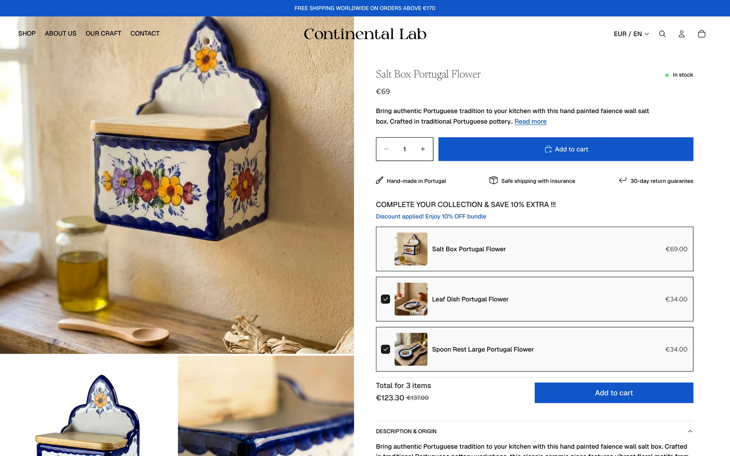 Náhled e‑shopu Continental Lab